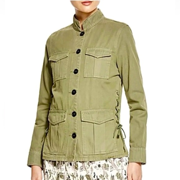 Tory Burch Jackets & Blazers - TORY BURCH Side Lace Up Field Jacket